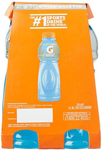Gatorade Gatorade Ready to Drink, Multi-Pack, Blue Bolt Flavor 2L (4*500ML Bottles)