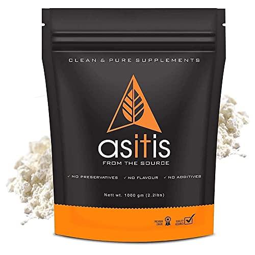 Asitis Nutrition AS-IT-IS Nutrition Whey Protein Concentrate 80% Unflavoured, Labdoor Certified (Whey protein Concentrate 1kg + Creatine 100gms) | Combo pack