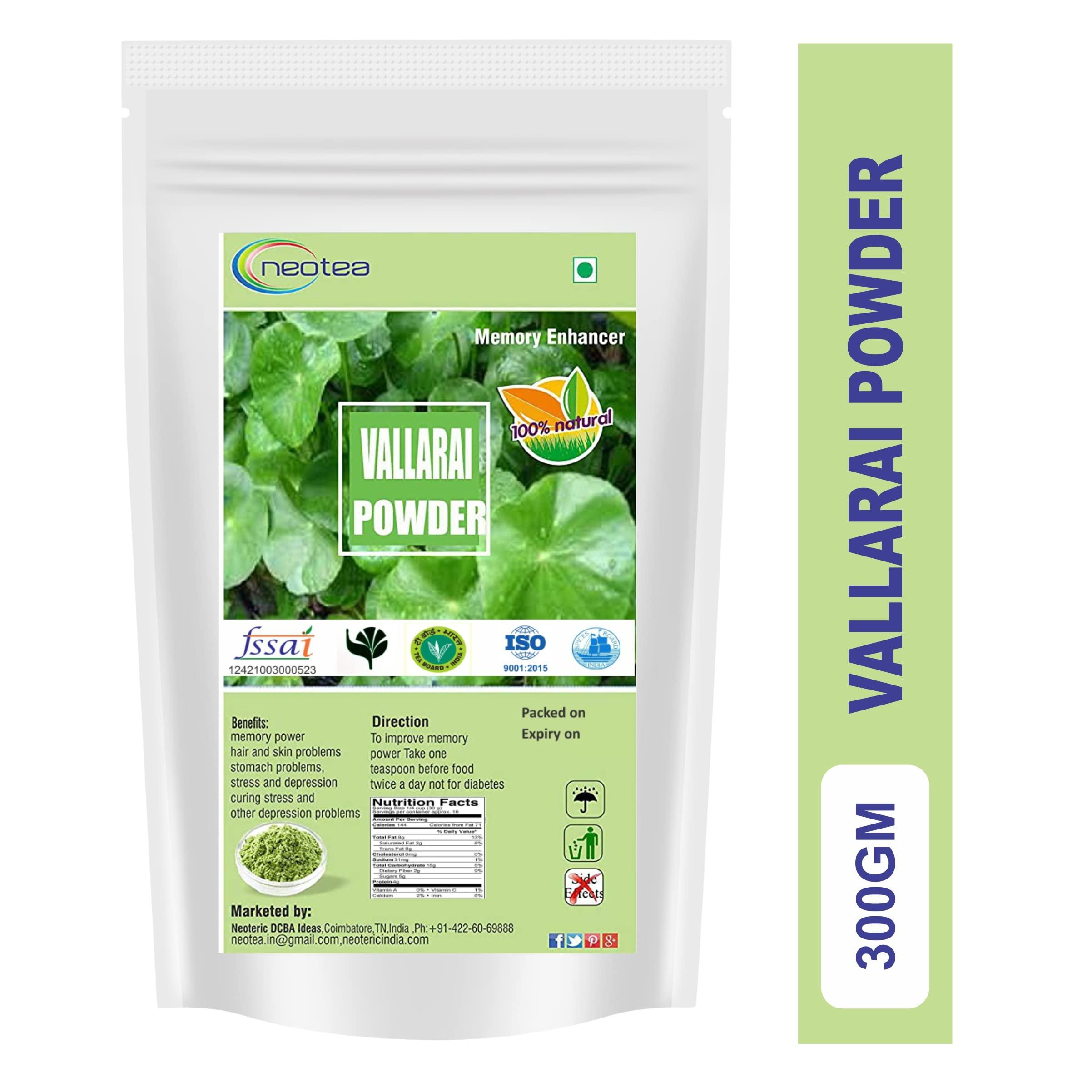 neotea Neotea Vallarai Centella Asiatica Gotu Kola Powder, 300 G