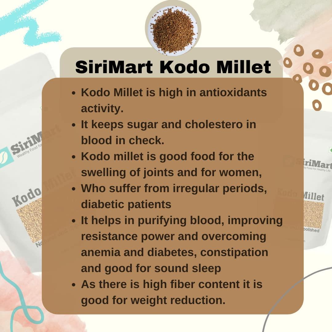 generic Unpolished Siridhanya Millets Combo(750gm x 5) | Dr khadar vali 5 Positive Millets | Healthy Food Healthy Life |Make Millets as daily diet food