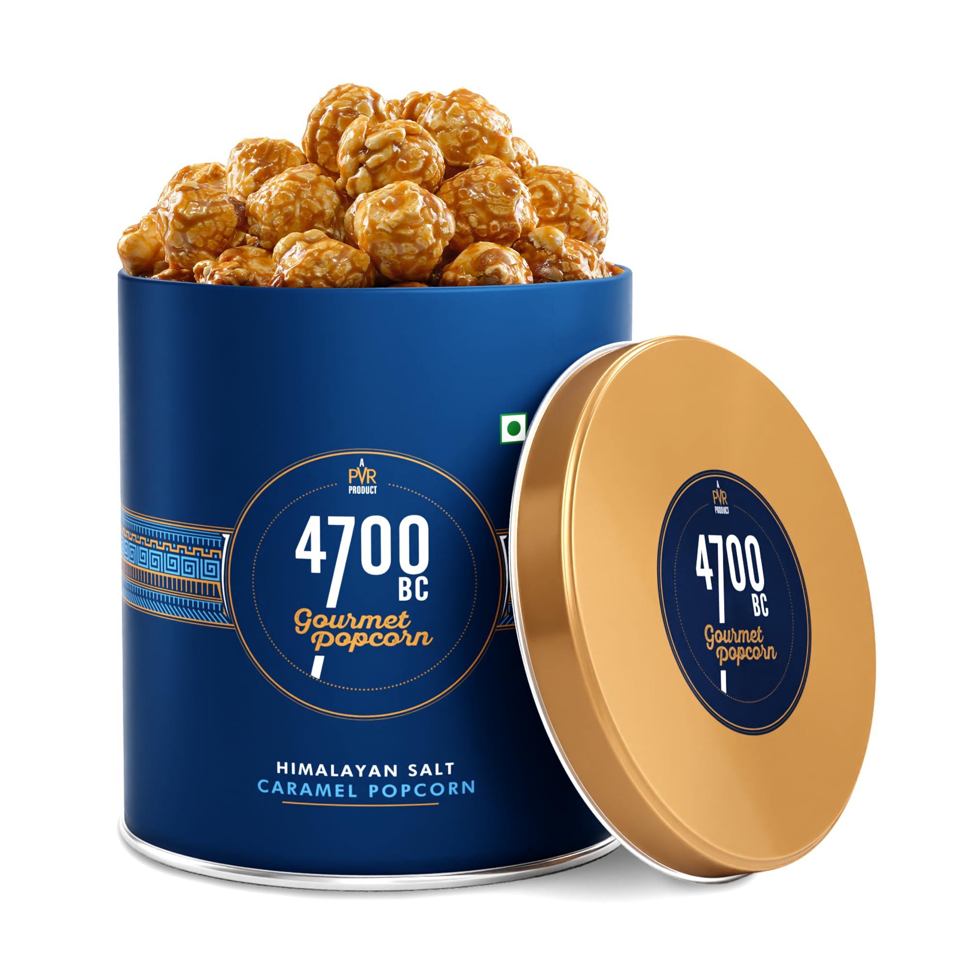 4700BC 4700BC Himalayan Salt Caramel Popcorn, Tin, 125g