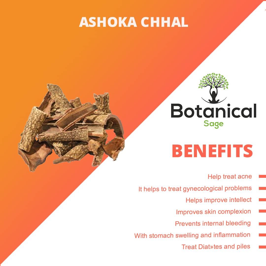 Botanical Sage Botanical Sage-Ashoka chhal 1000g | Ashok ki chhal | Ashoka bark | Ashoka chaal