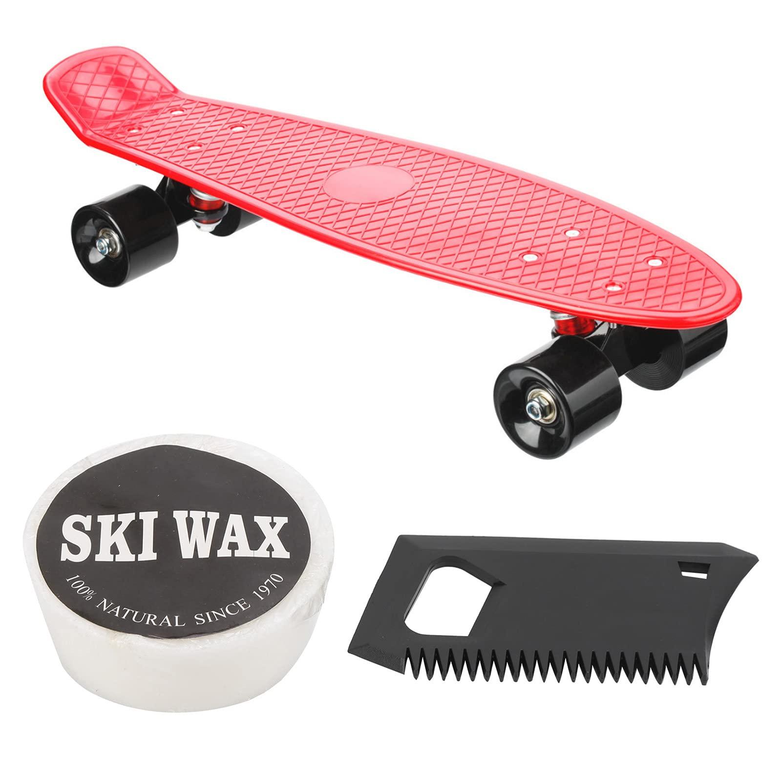 Worem Skimboard Waxes, AntiSlip AntiSlip Surf Wax Portable with Wax Comb for Skateboard for Skimboard