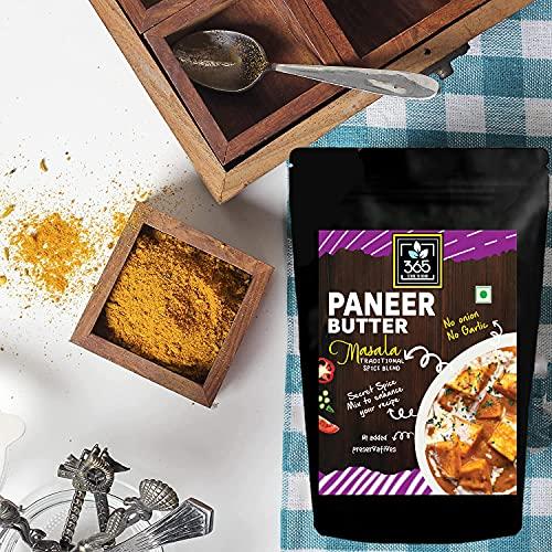 365 STORE TO DOOR 365 STORE TO DOOR Indian Spice – Jain Paneer Butter Masala, 250 gm. | Homemade Powdered | for Healthy Cooking | Ready to use | All Seasonings Spices | Pure & Hygiene | Spice Mix – Pack of 1