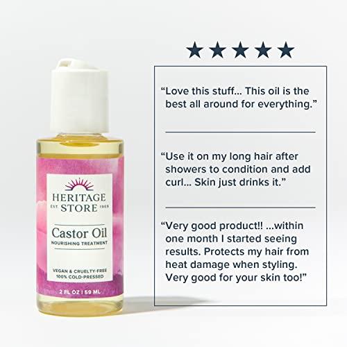 HERITAGE STORE Heritage Store Castor Oil - 2 fl oz, 59 ml