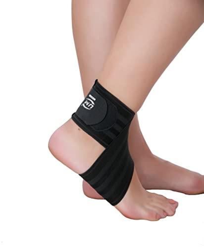 UM UNITED MEDICARE Ankle Binder Elastic (Premium) | Ankle Binder Ankle support | Ankle Band for Pain Relief | Stretchable Ankle Wrap for Sports | (S)