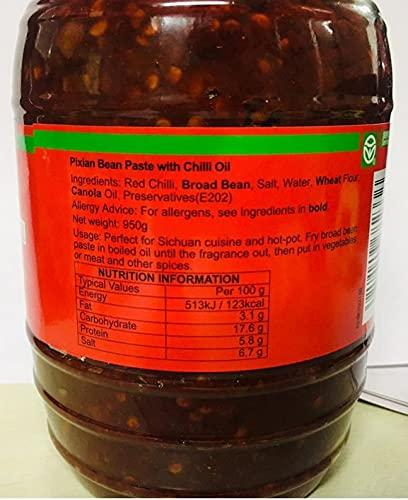 UMAI UMAI Pixian Bean Paste in Chilli Oil 950g