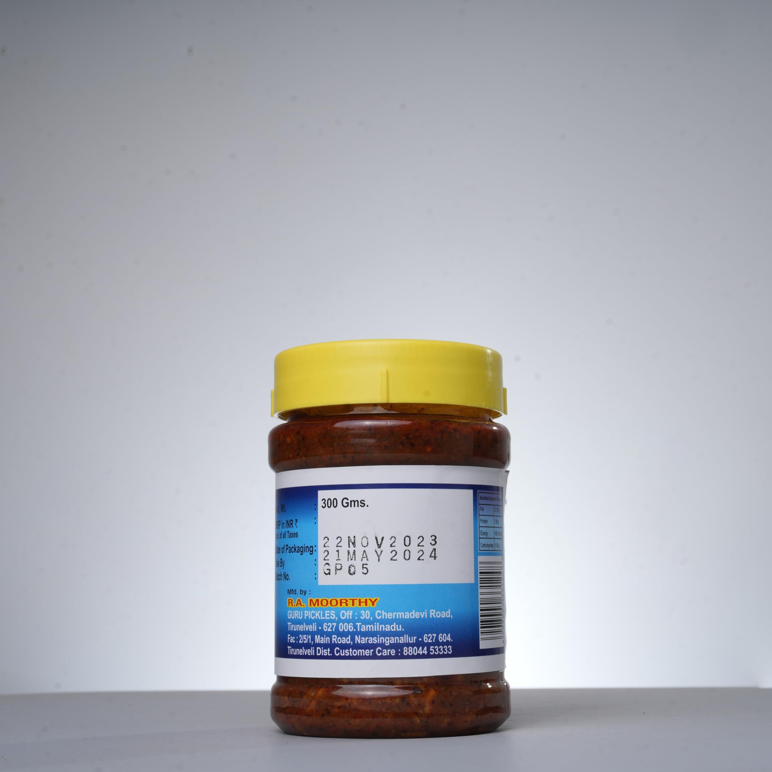 GURU FOODS GURU Pickles - Combo of Mango Pickle & Garlic Pickle (300g+300g)