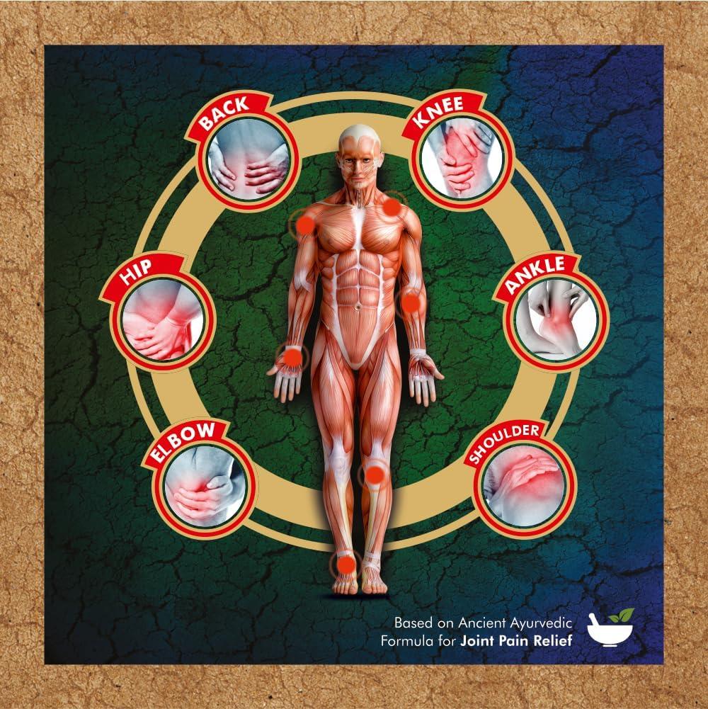 VANVASI AYURVEDA VANVASI AYURVEDA Peeda Bhasm Oil Ayurvedic Pain Relief Oil | Joint Pain Relief Oil for Body, Back, Knee, Legs, Shoulder and Muscle Pain (Pack of 3)