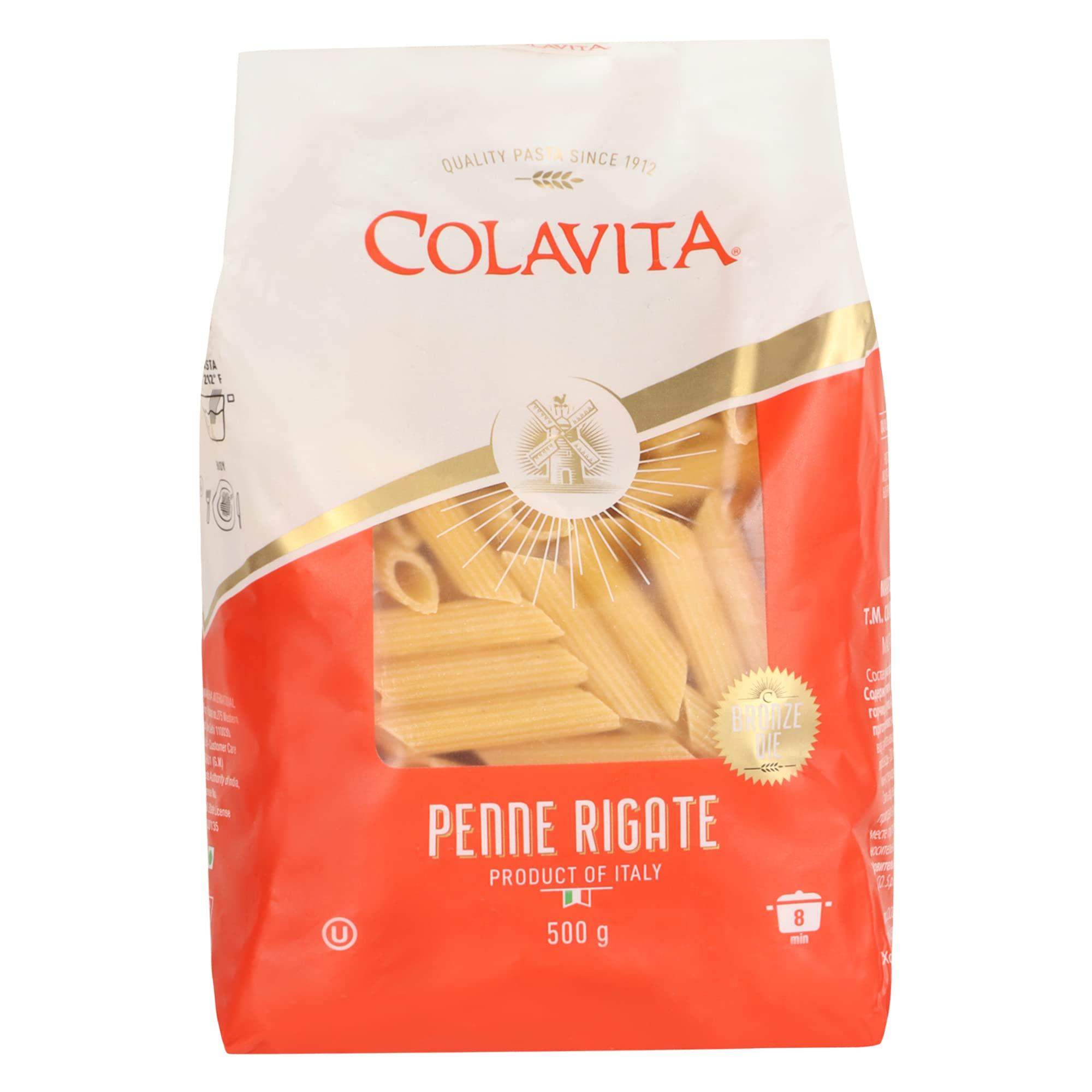 COLAVITA Colavita Penne Rigate Pasta (500g) | Durum Wheat Pasta