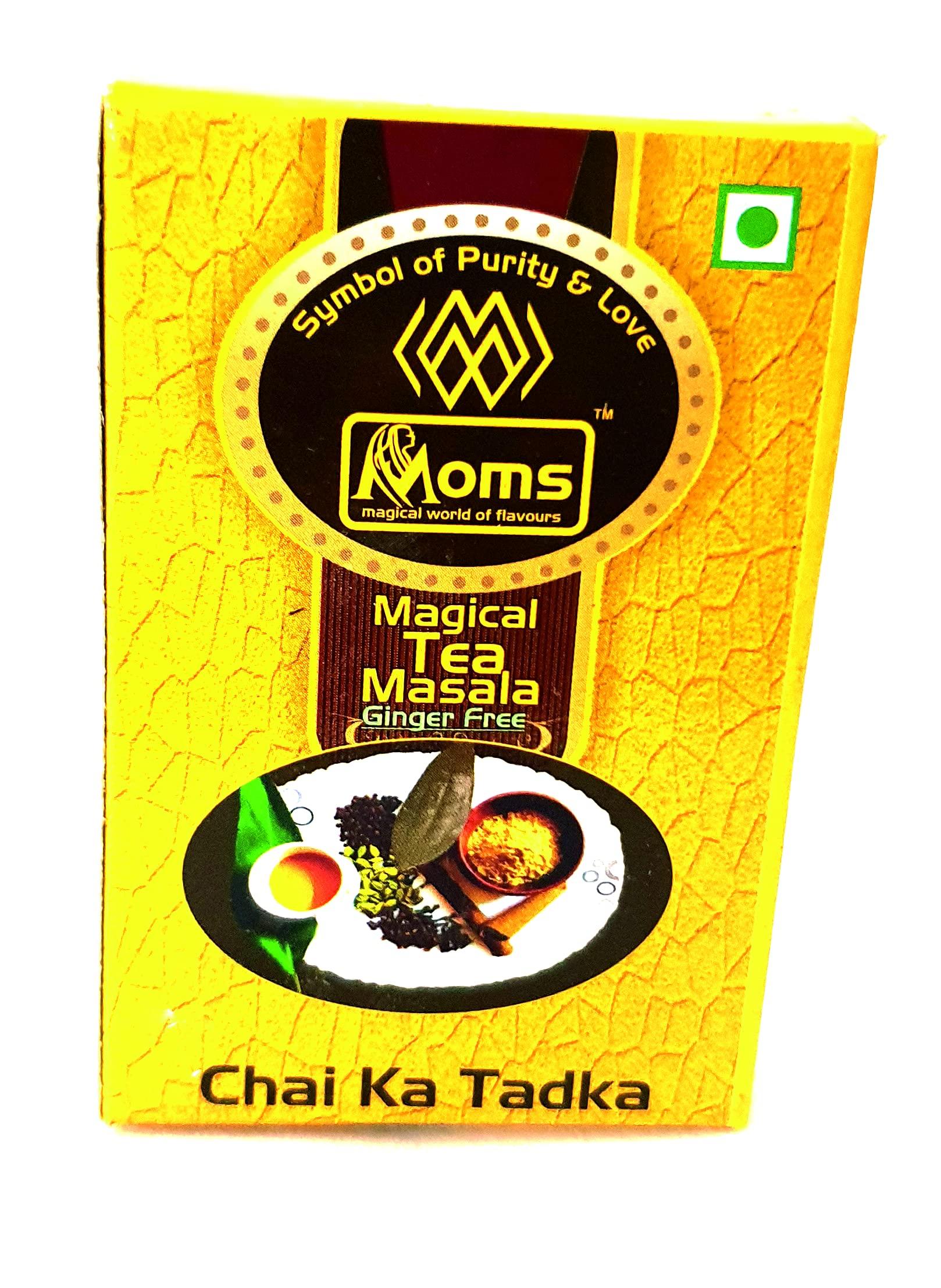Moms Magical World of Flavours Moms Magical Tea Masala (Ginger Free) (Without Ginger, 25g) Tea Additive Immunity Booster and super taste builder.
