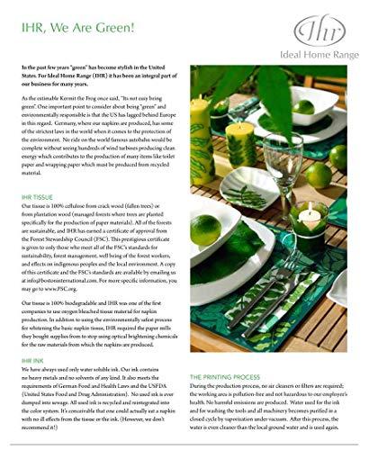 Boston International Boston International IHR 3-Ply Paper Napkins, 16-Count Guest Size, Shells Of The Sea