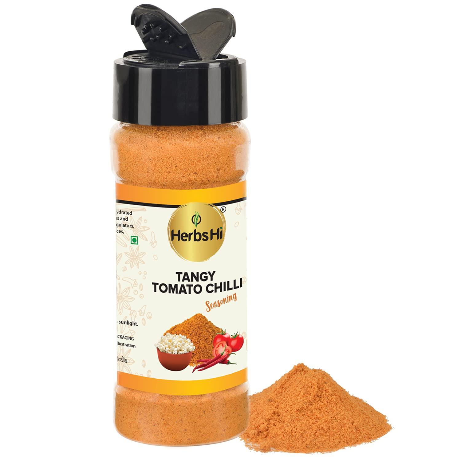 HerbsHi HerbsHi Popcorn Seasoning Combo|Peri Cheese (55Gm),Tomato Chilli (55Gm),Cheddar Cheese Powder (55Gm)|Instant Spice Mix|For Pasta,Sauces,Pizzas,Eggs,Dips,Popcorn,Fries,Chips,Nachos,Makhana