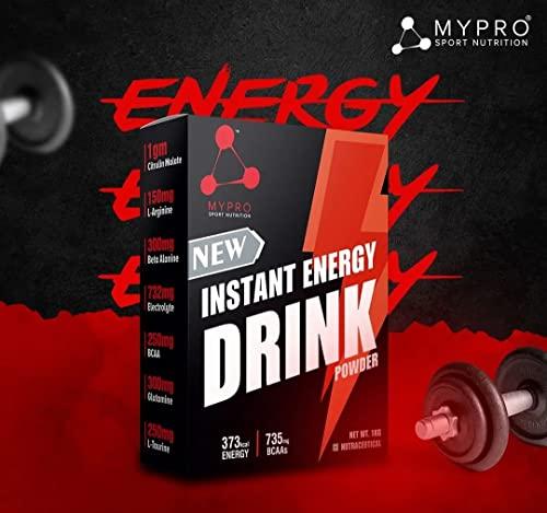 Mypro Sport Nutrition Mypro Sport Nutrition New Instant Energy Drink Powder(250mg Bcaas Per Serving)-For Boosting Energy, Physical Endurance, Strength & Performance for Men & Women-1 Kg/2.2 Lbs (Blue Raspberry)