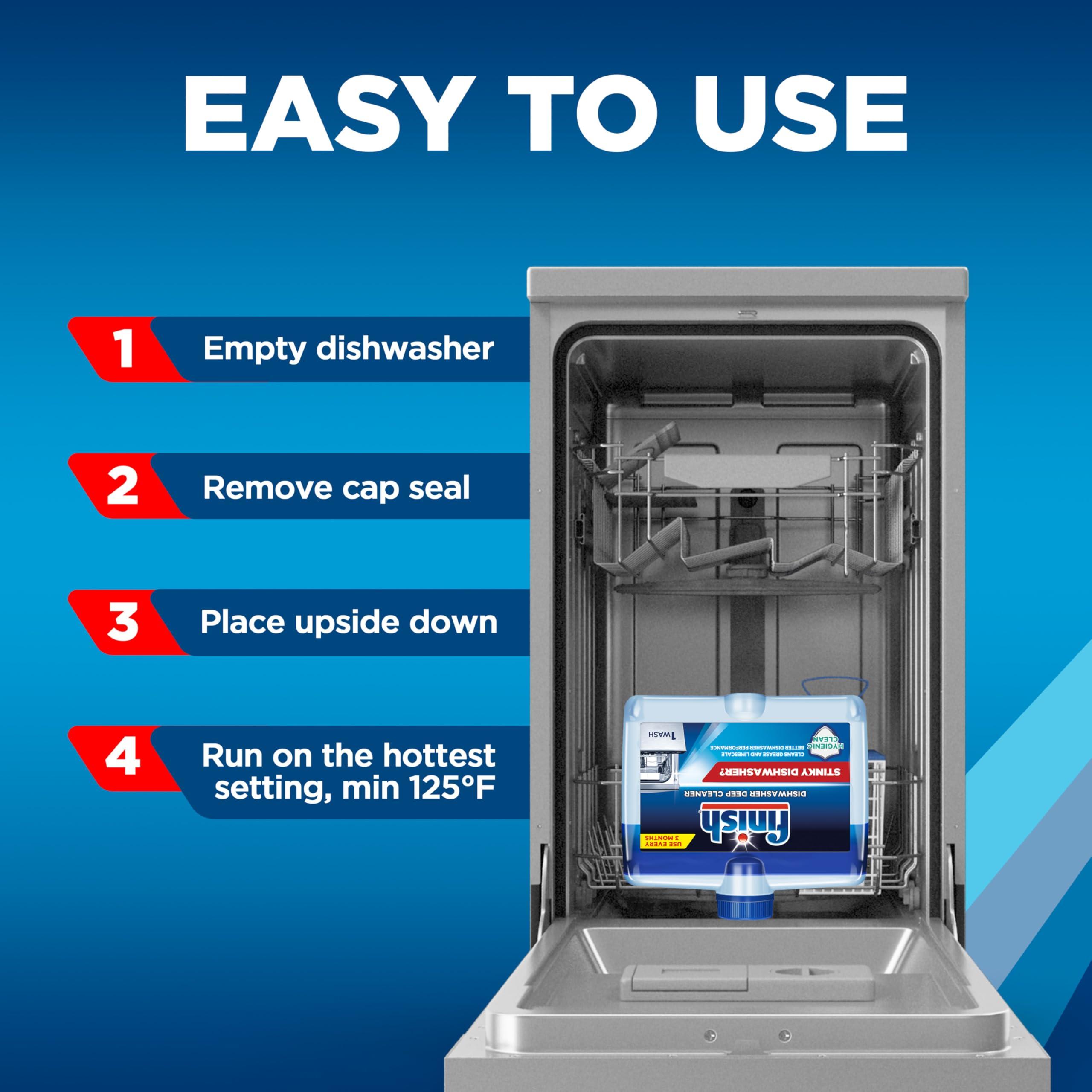 Finish Finish Liquid Fresh Dishwasher Cleaner, 8.45ounce