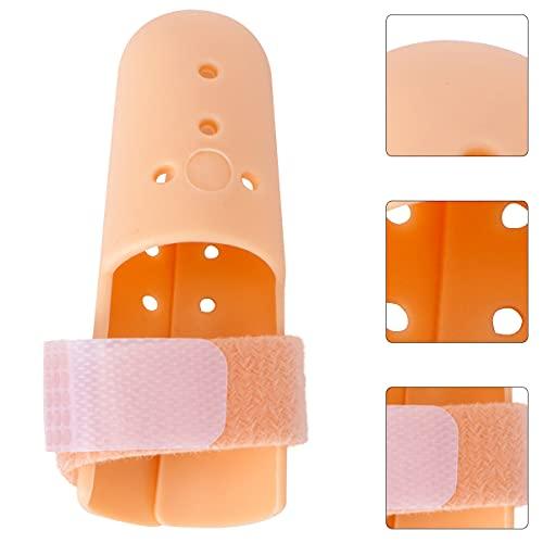 HEALLILY HEALLILY Plastic Finger Mallet Splint Finger Splint Finger Support Finger Brace Finger Straightener,Free size