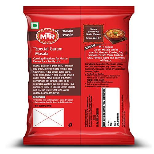 MTR MTR Special Garam Masala | Quality Spice Mix | Aromatic Spice Blend | for all your Indian Meals | 50g