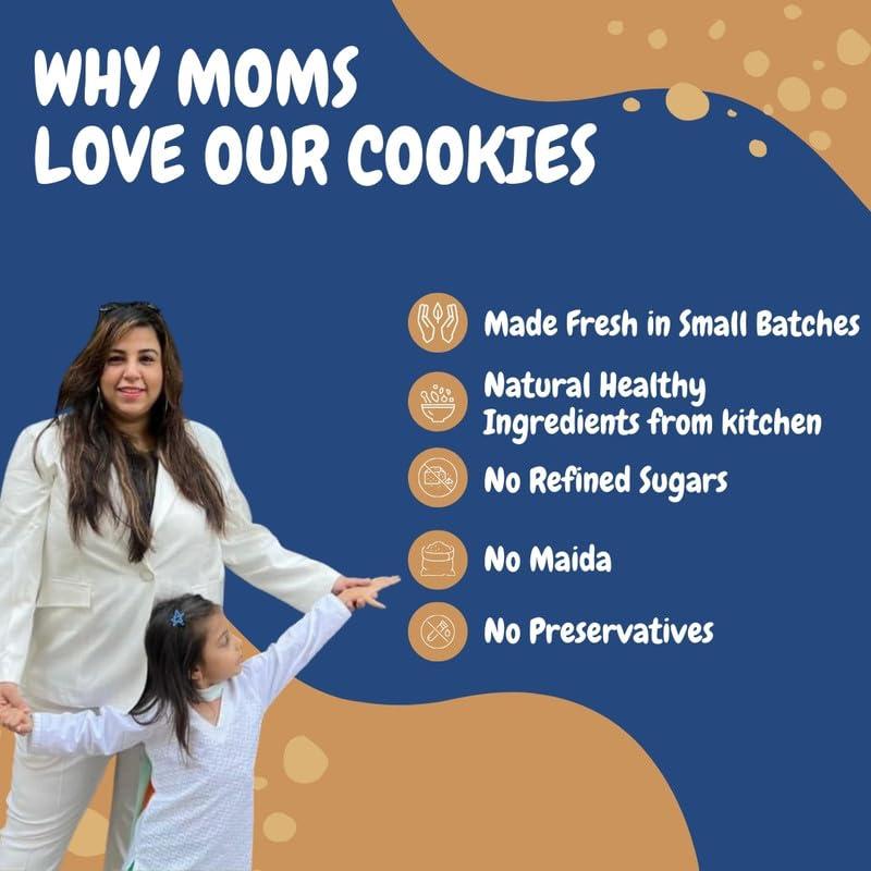 LITTLEFINGERS Little Fingers Organic Cookies with No refined sugar and preservatives For Kids - 150 g | Suitable for 1 years + (CHOCOLATE CHIP, Pack of 1)