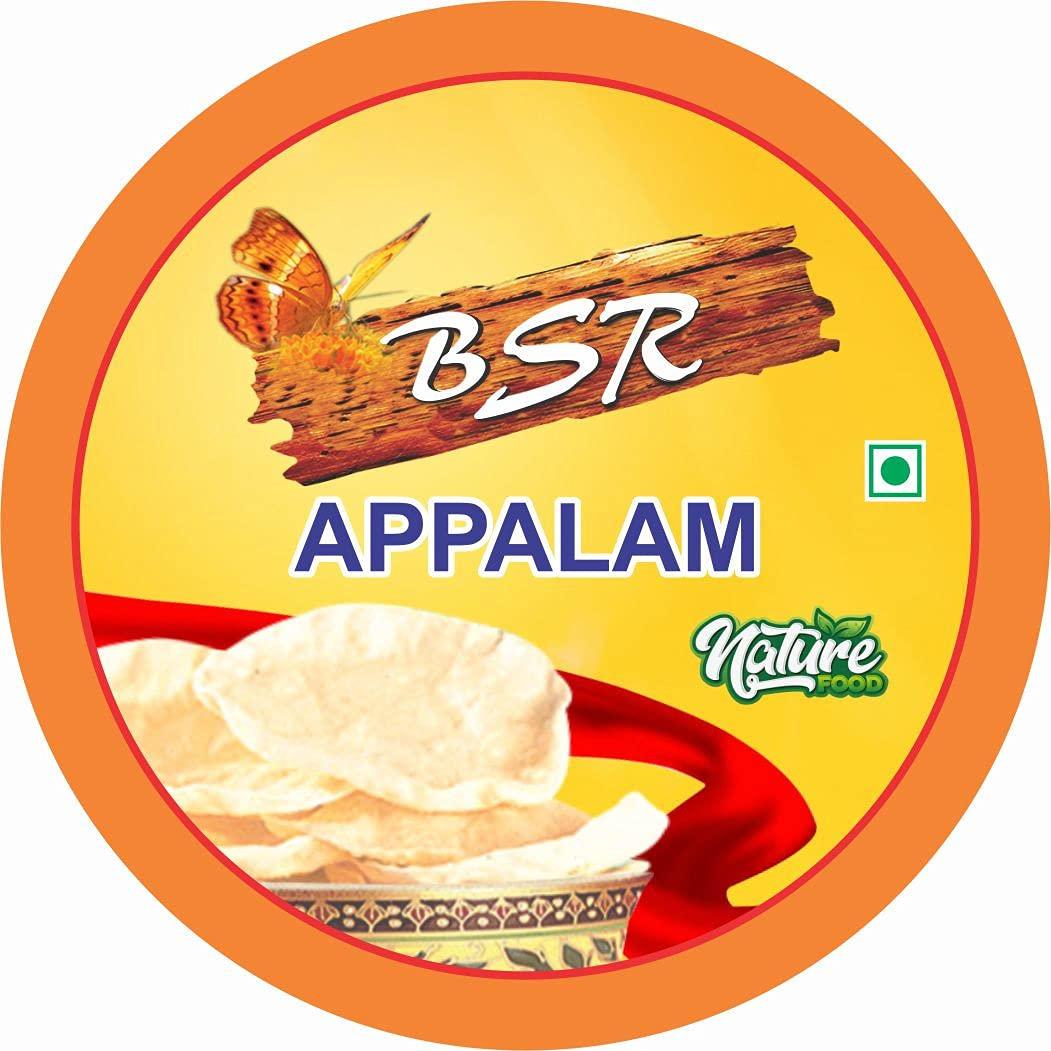 Generic 200gram homemade fresh appalam/papad (size no.4 ) pack of 2