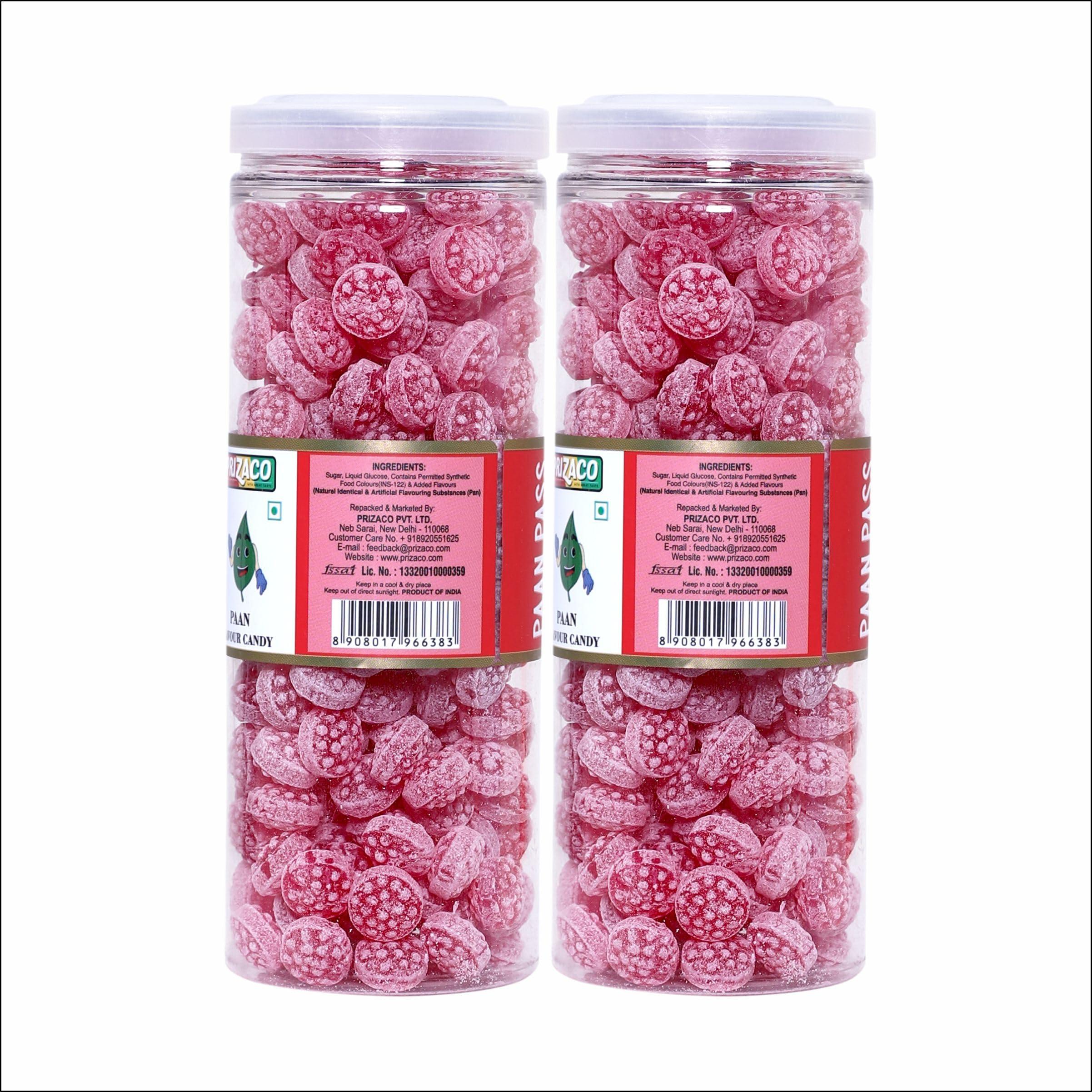Prizaco Prizaco Paan Flavour Candy | Pack of 2 x215g | 430gram