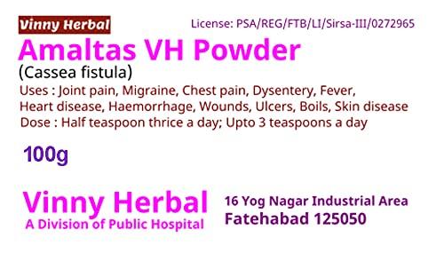 Vinny Herbal Vinny Herbal Amaltas VH Powder 100g Jar