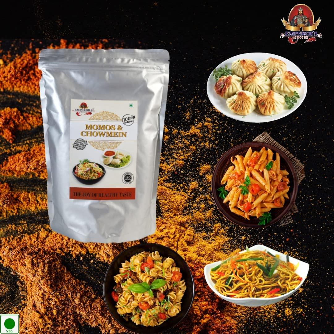 EMPEROR'S CHOICE Emperor\'s Choice Momos & Chowmein Masala: Whole Spice Blend | Aromatic Seasoning (1KG) - Elevate Your Dishes! #TraditionalTaste