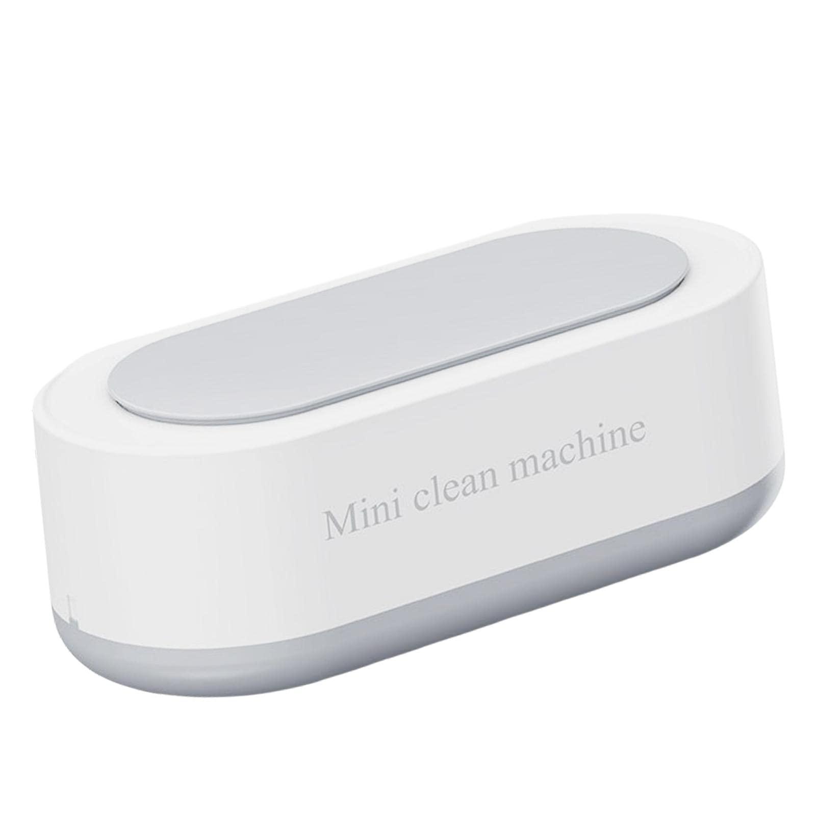 BNF BNF Battery Operated Ultrasonic Jewelry Cleaner for Rings Necklace Shaver Heads White