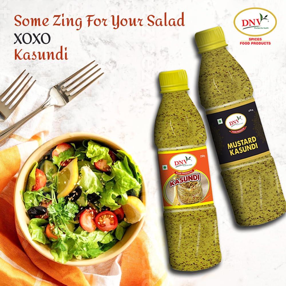 DNV DNV Bengali Combo of Mustard Kasundi Sauce 350gm & Kul Pickle 200gm