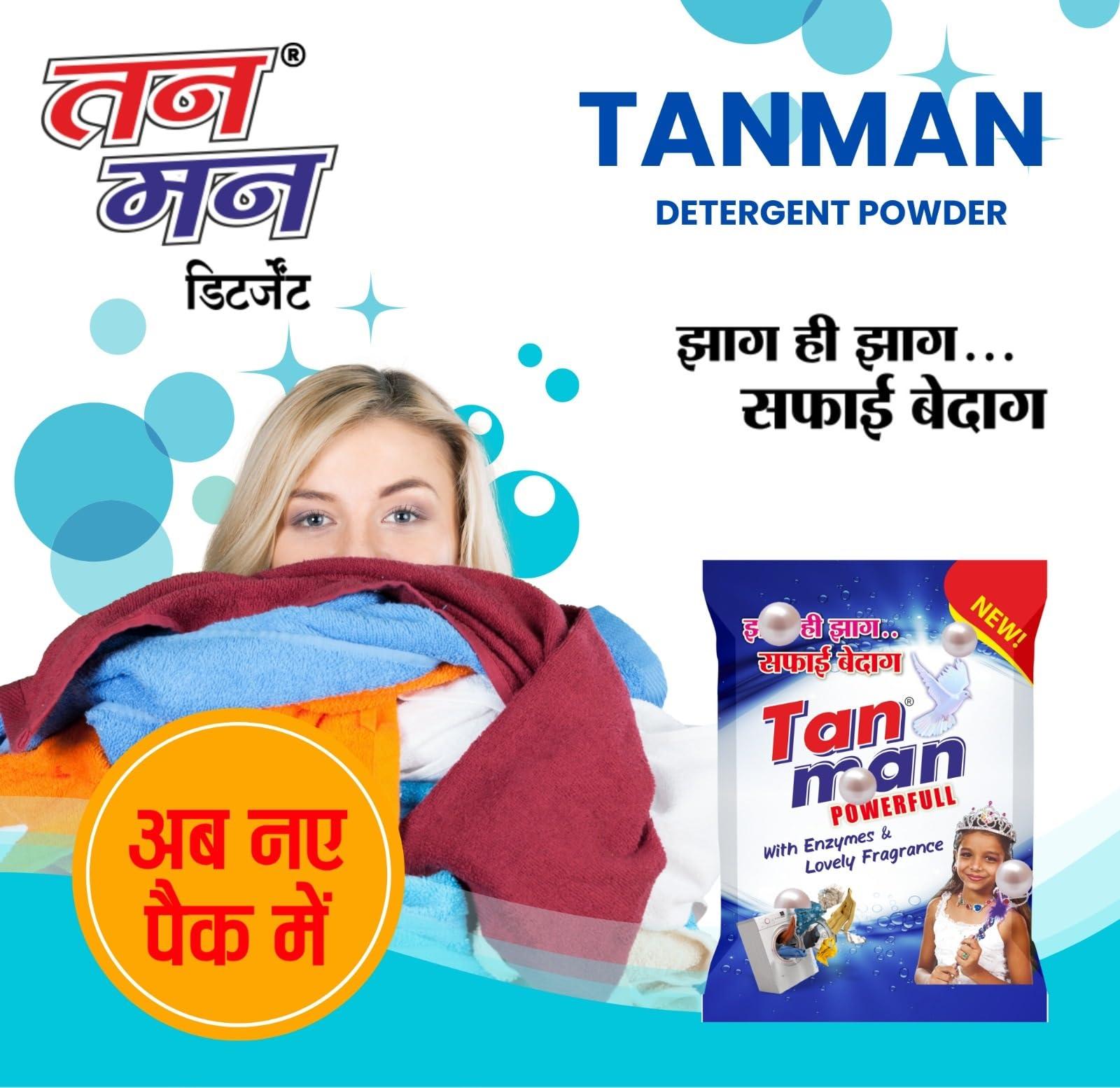 Tan man Tan Man Detergent & Superfine Washing Powder - 1 Kg (Pack of 3)