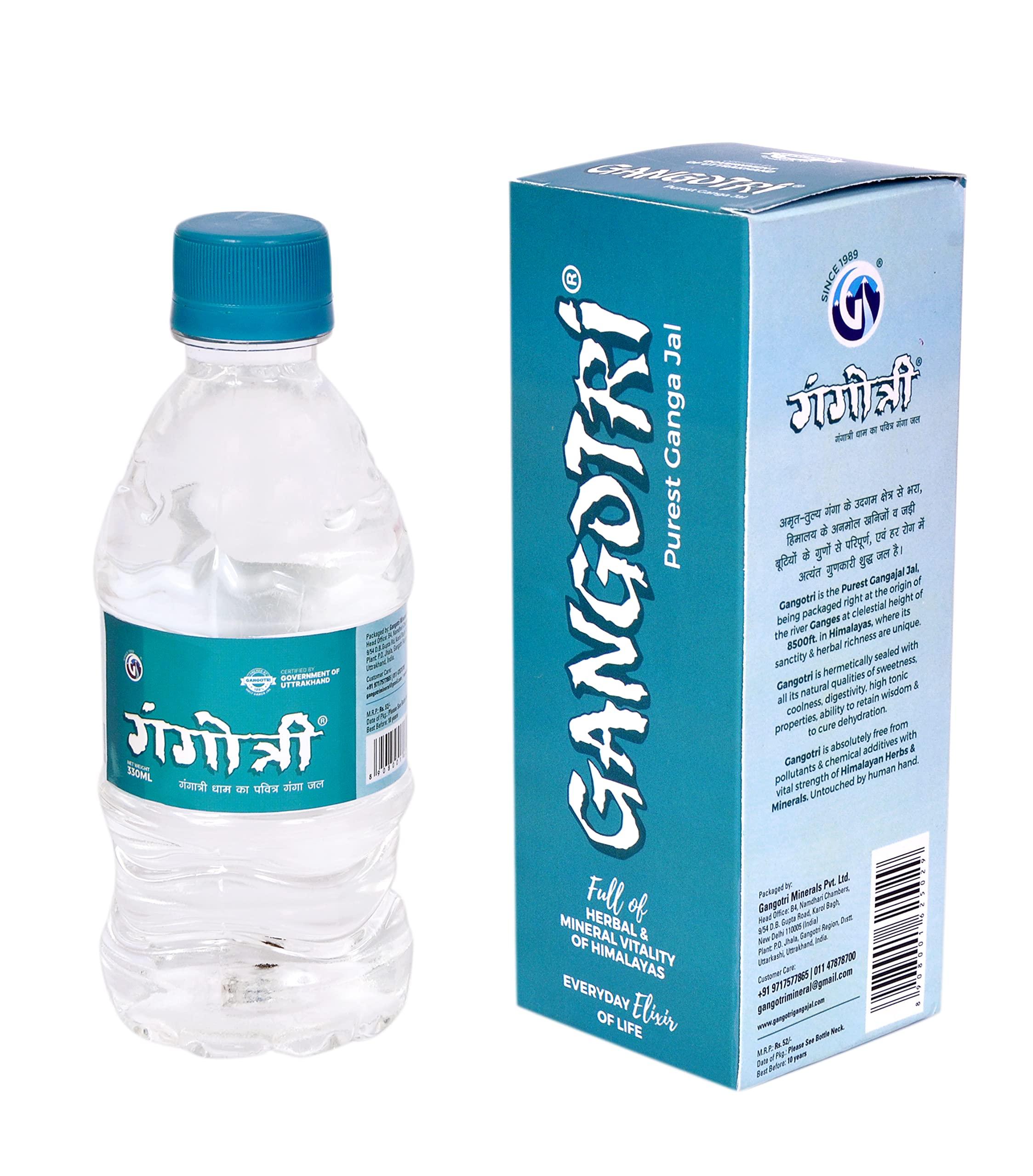 Gangotri Gangotri purest Gangajal 330 ML (Pack of 6 Bottle)