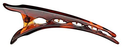 France Luxe Tortoise: France Luxe Belle Hilde Pinch Clip - Tortoise