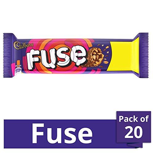 Cadbury Cadbury Fuse Chocolate Bar, 45 g(Pack of 20)