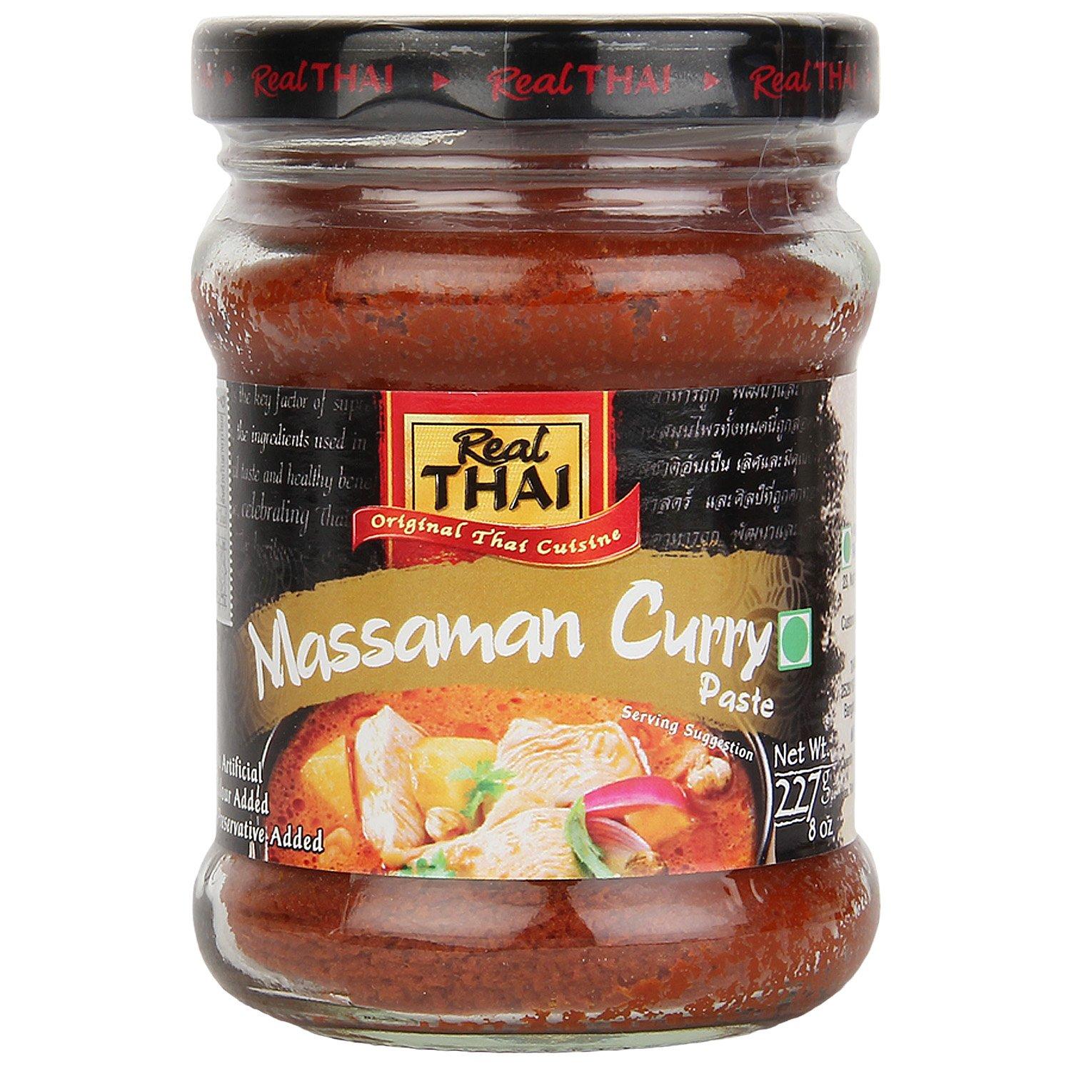 Real Thai Real Thai Curry Paste - Massaman, 227g Jar