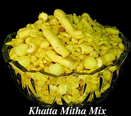 Zelawatji Zelawatji Famous Indori Crispy and Spicy Namkeen Khata Mitha Mix - 250 GM x 2