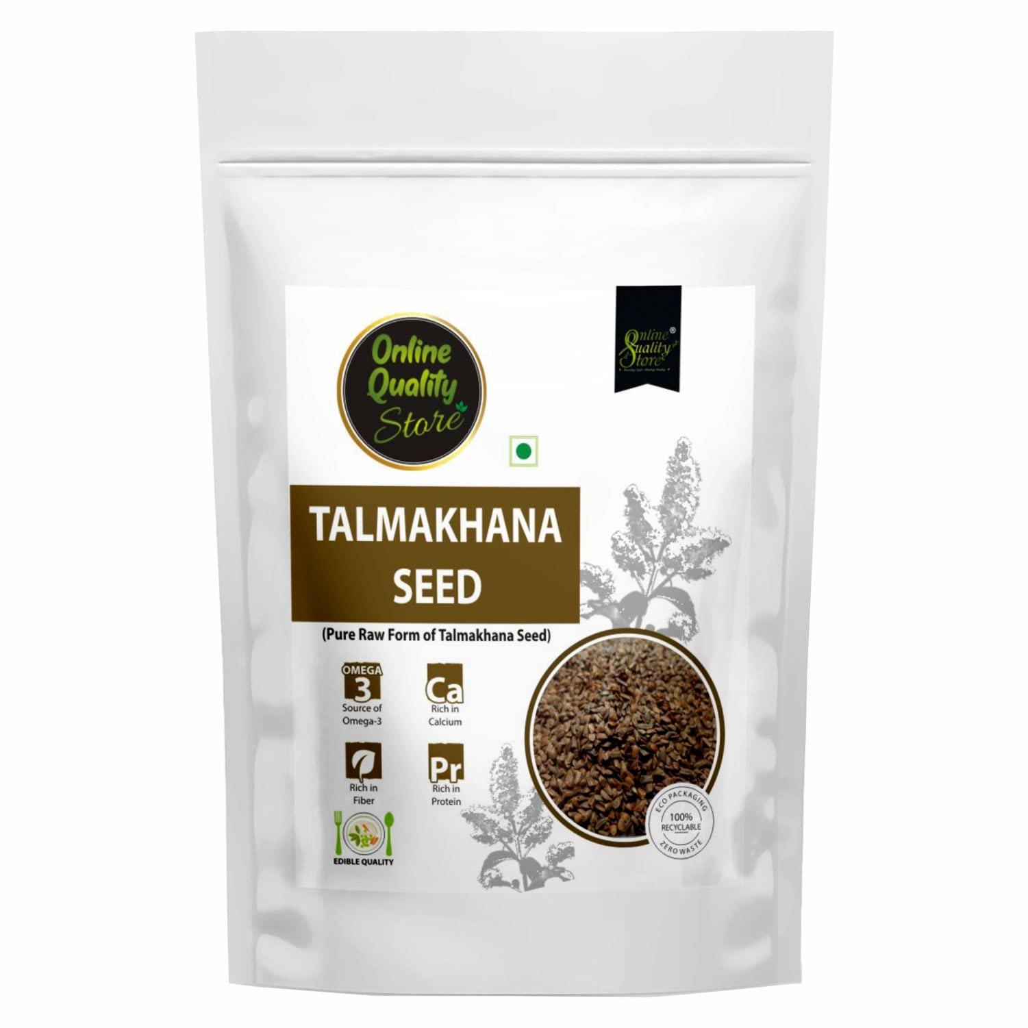 Online Quality Store Online Quality Store Talmakhana Seeds - 100g | Talmakhana Beej | Kokilaksha Beej | Raw Talmakhana | Asteracantha Longifolia