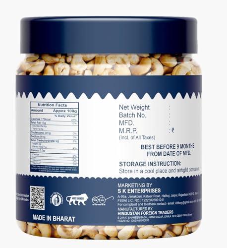 MEGA METRO STORE MEGA METRO STORE Premium Cashew Nuts w400 Natural Kaju Dry Fruits Nutritious Delicious Source of Minerals Vitamins 400gm
