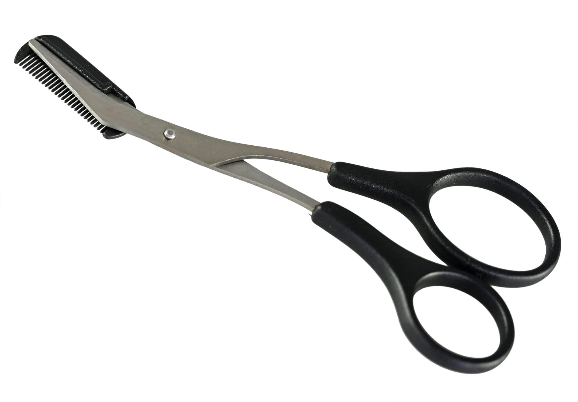 Home-X HOME-X Eyebrow Scissors, Stainless Steel Eyebrow Trimmer, Eyebrow-Shaping Tool, Small Trimming Scissors for Grooming
