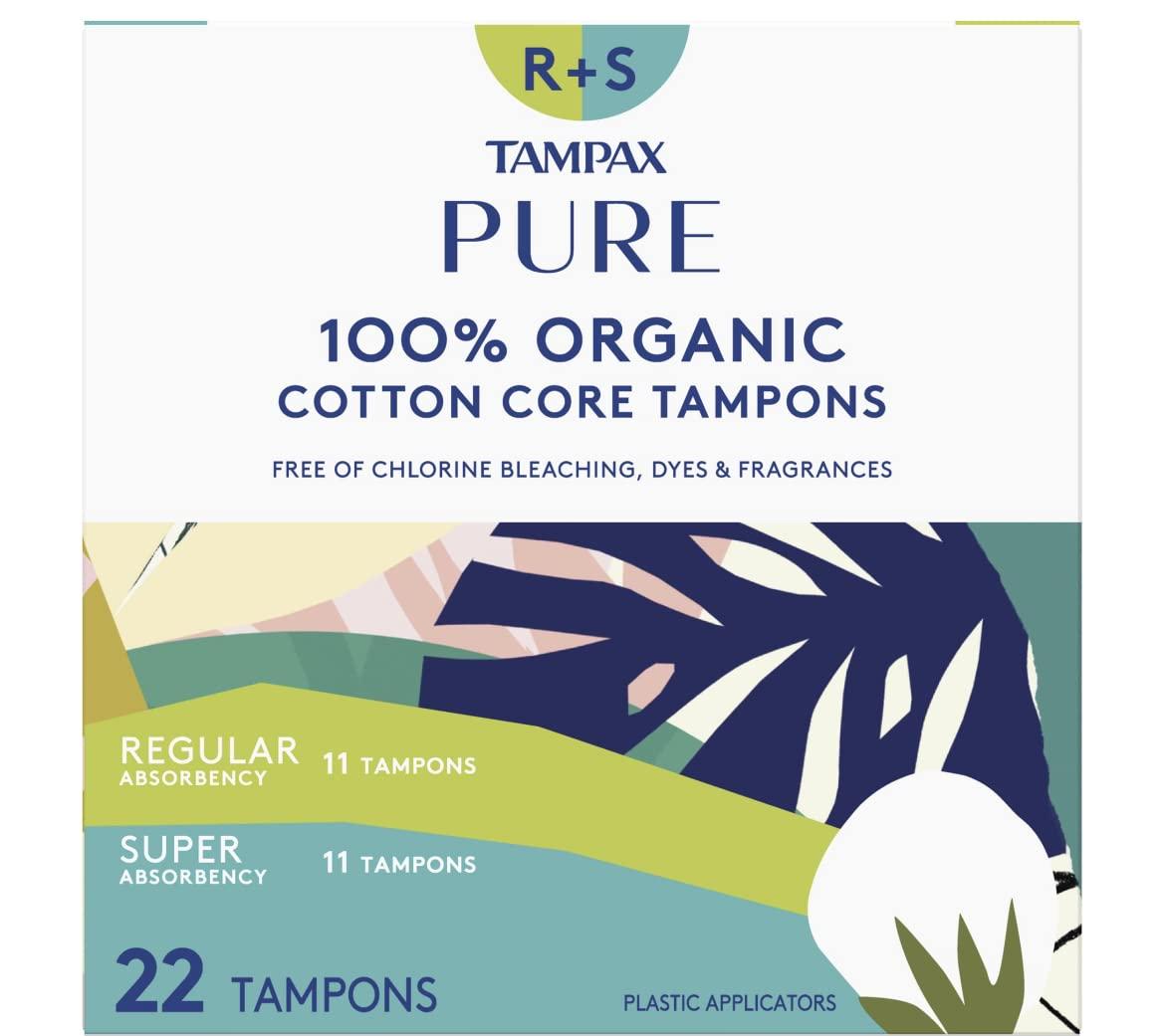 Tampax Tampax PURE COTTON 22-pack (11 Regular/11 Super)