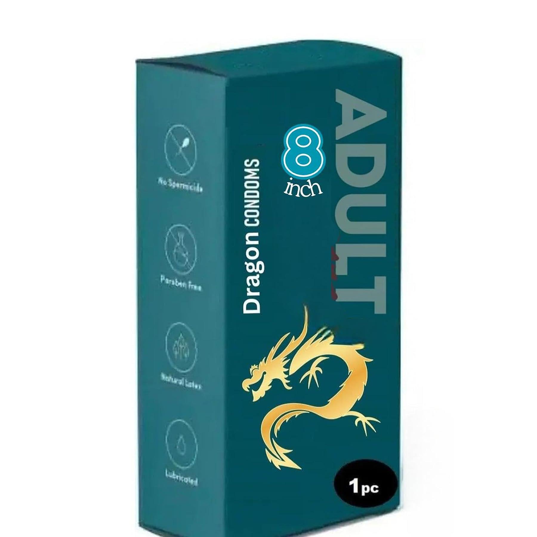 SellRider SellRider Dragon Condom 8-Inch For Mens