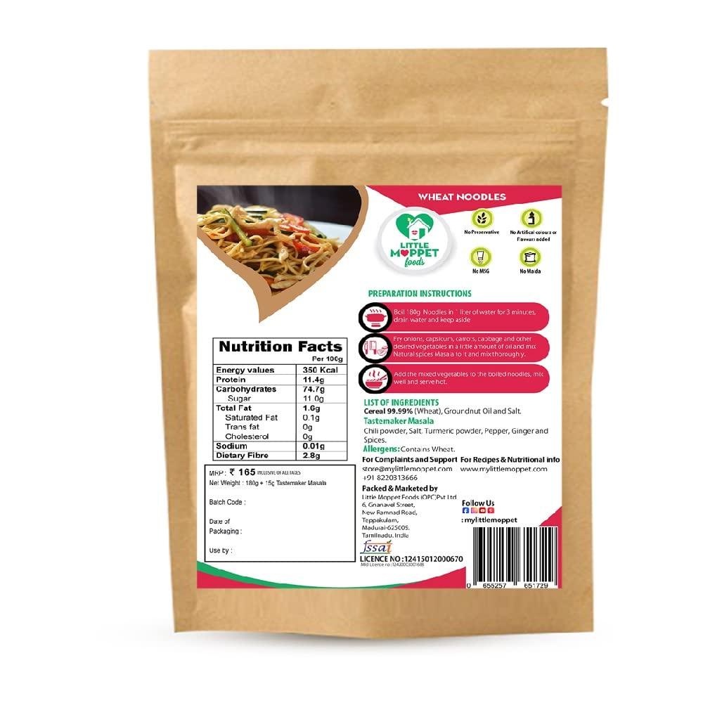 Little Moppet Foods Little Moppet Foods Noodles - 195g (Wheat Noodles)