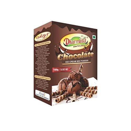 Dharmasut 2 Vanilla + 2 Chocolate Instant Ice Cream Mix Powder | Combo of 4