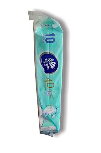 Vinda Vinda 4D Emboss Supreme and Ultra Soft - 4 ply Bathroom / Toilet Tissue 10 Rolls - 220 pulls per roll - Total 2220 pulls