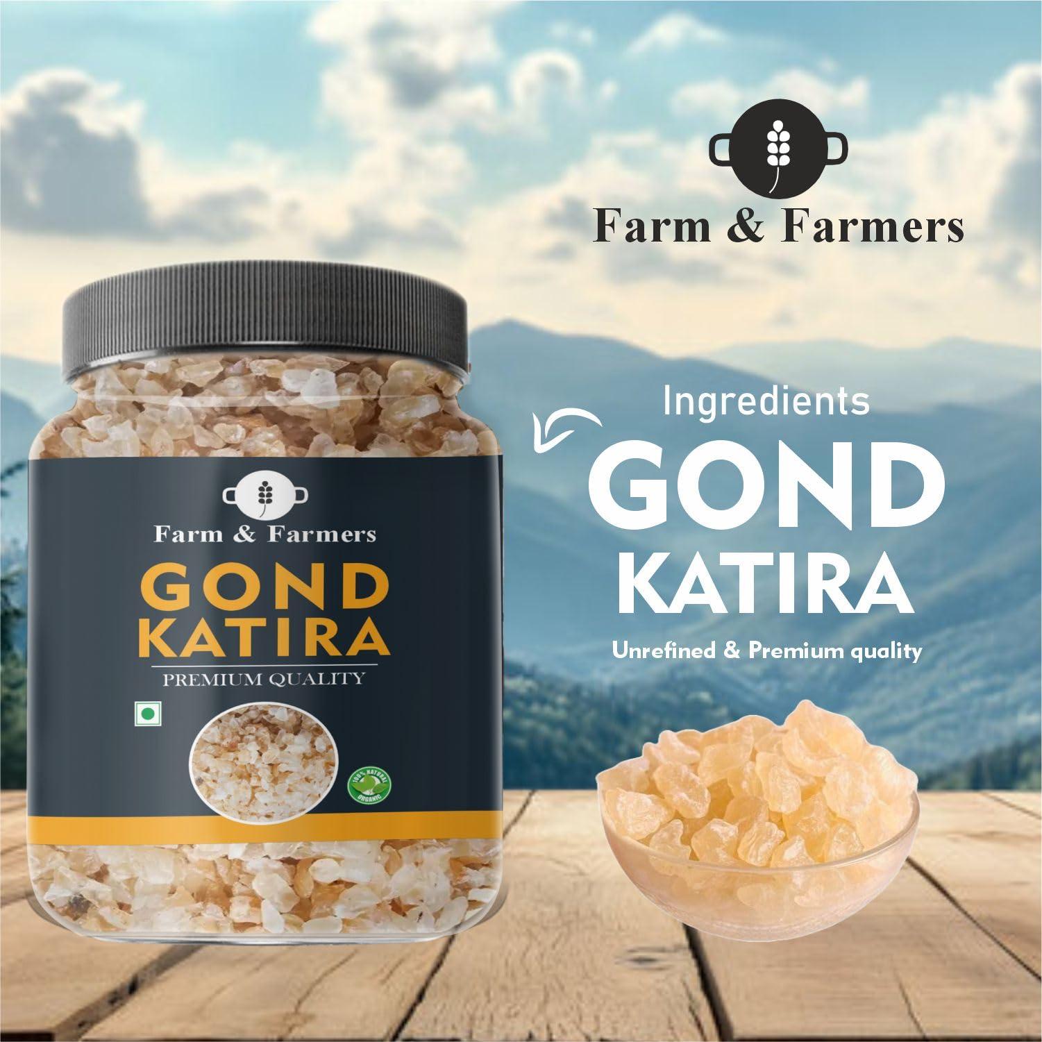 Farm & Farmers Farm & Farmers Gond Katira Tragacanth Gum, 400 gm