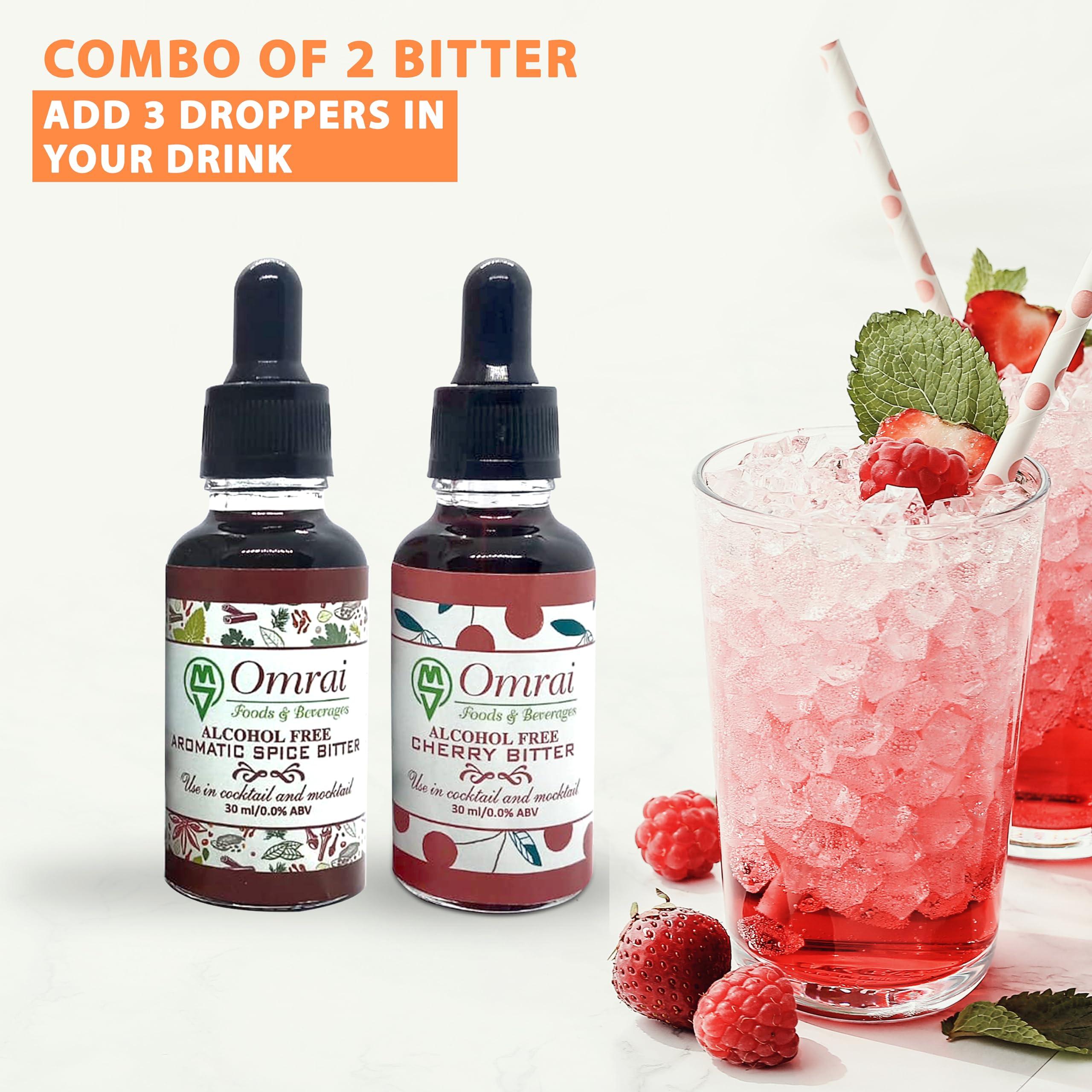 Omrai Foods Omrai Foods Spice+Cherry Bitter for Taste Enhancer for Cocktail and Mocktail