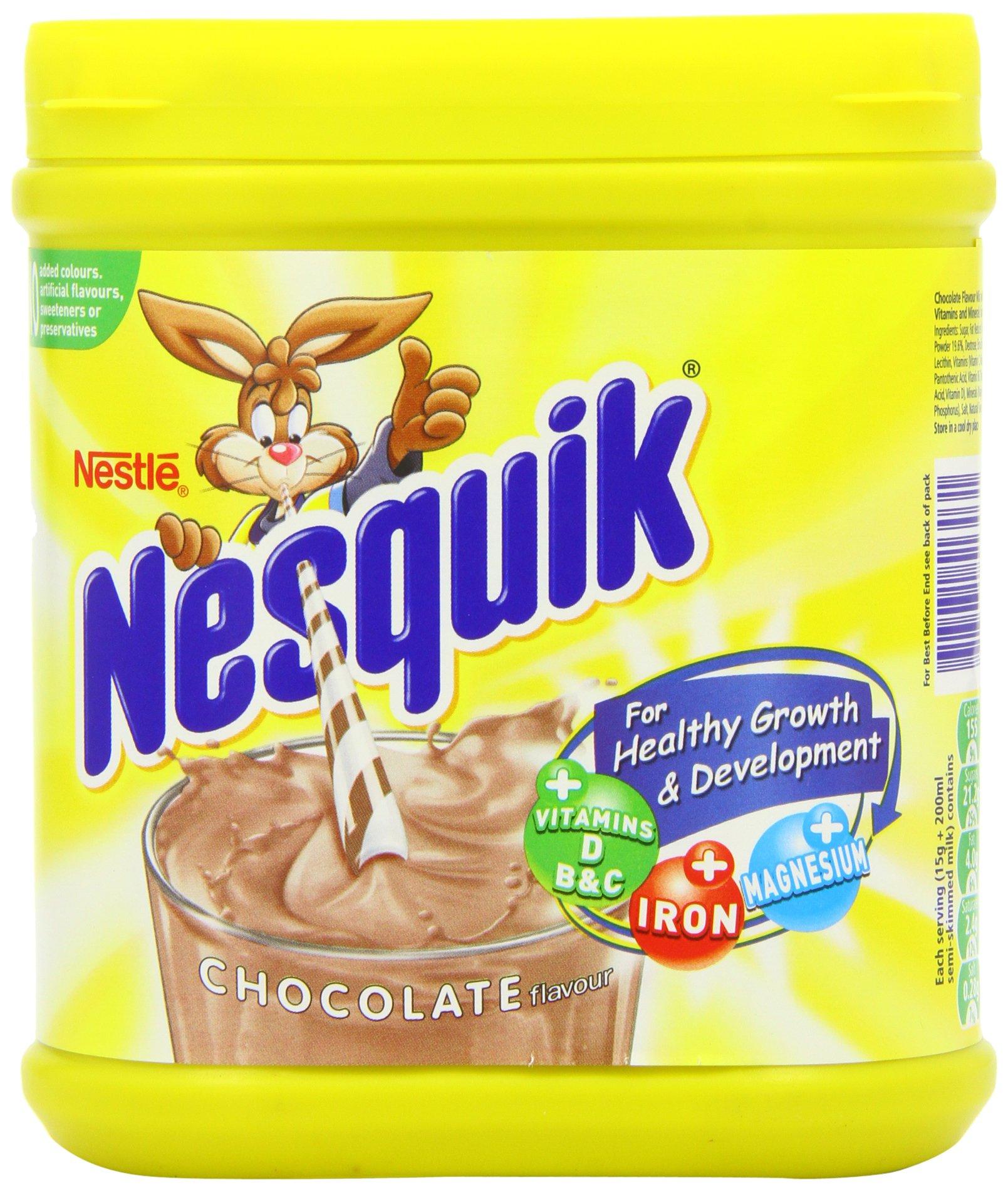 Nestle Nestle Nesquik Chocolate Flavour Milkshake Mix, 17.64 oz / 500 g