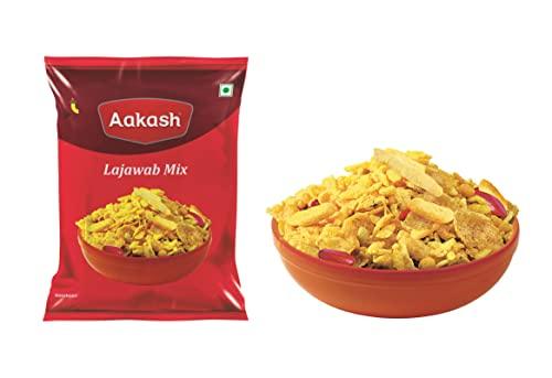 Aakash Namkeen Aakash Special Mixture Combo Pack | Khatta Mitha, Mumbai Mix, Lajawab Mix, Mastana Mix | Mixture Namkeen Tangy Sweet & Sour Crispy Namkeen | (Pack of 4), 150 Gm Each