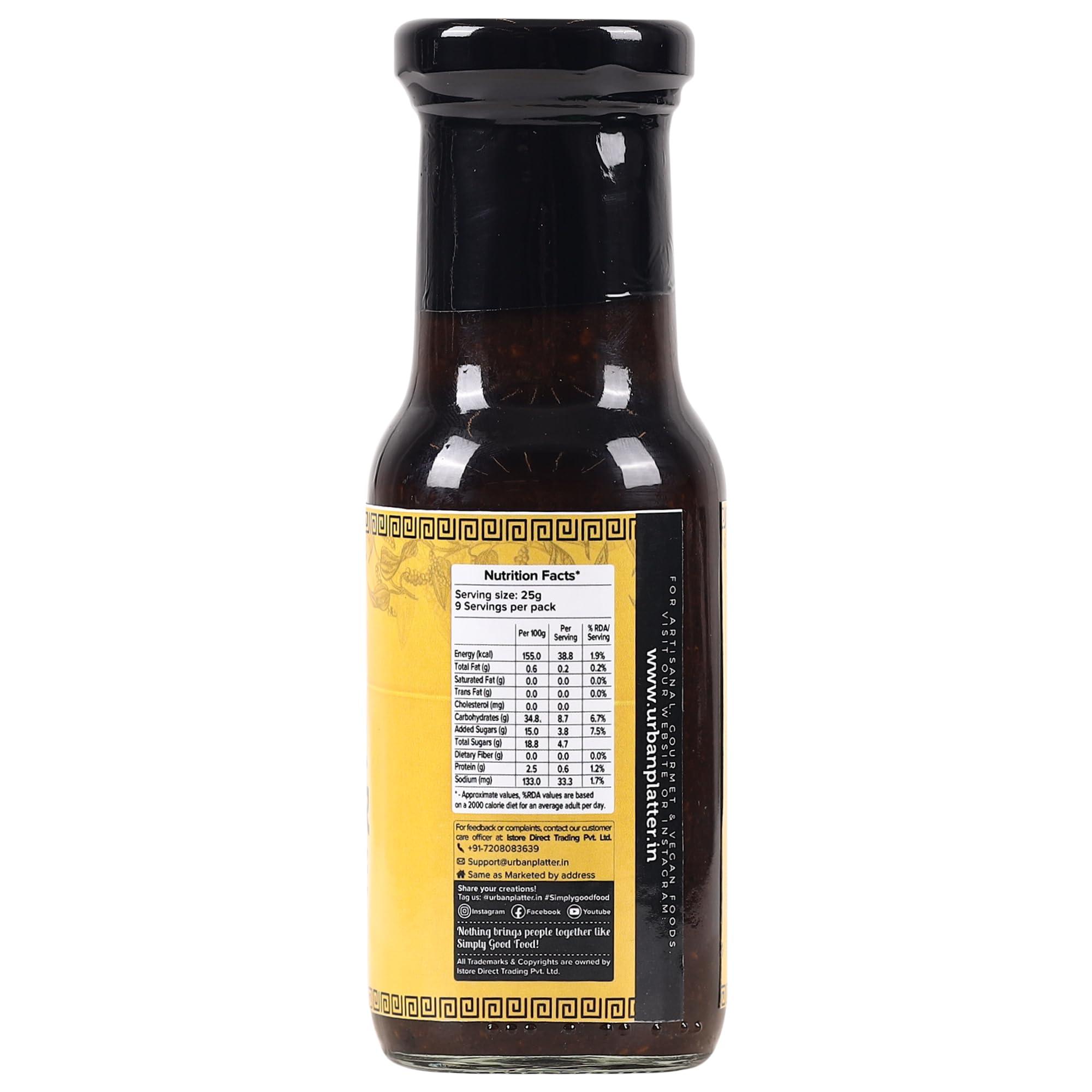 urban platter Urban Platter Black Pepper Sauce, 225g [Great for Stir Fry, Asian Savoury Robust Taste]