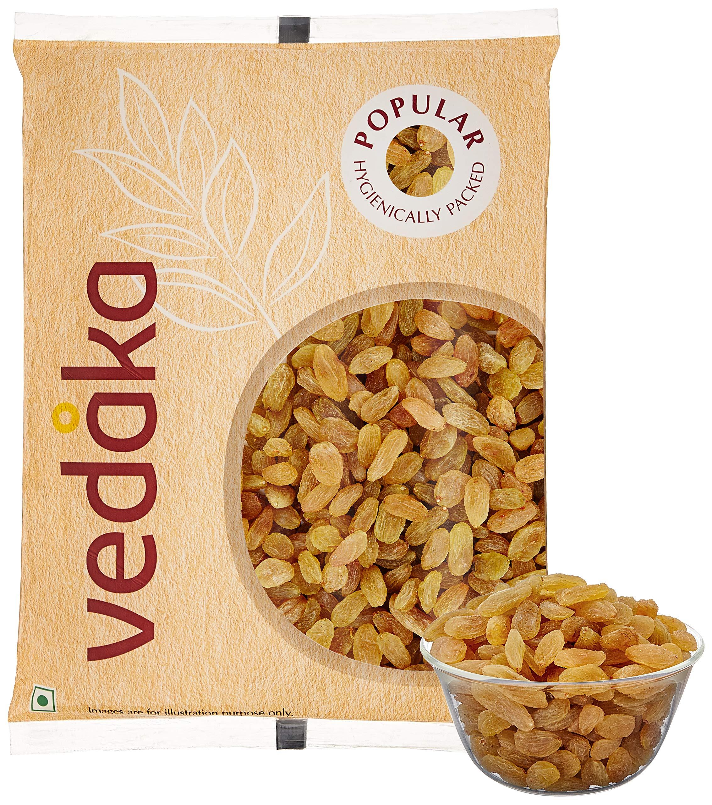 Vedaka Amazon Brand - Vedaka Popular Raisins, 1kg & Amazon Brand - Vedaka Popular Raisins, 500g Combo