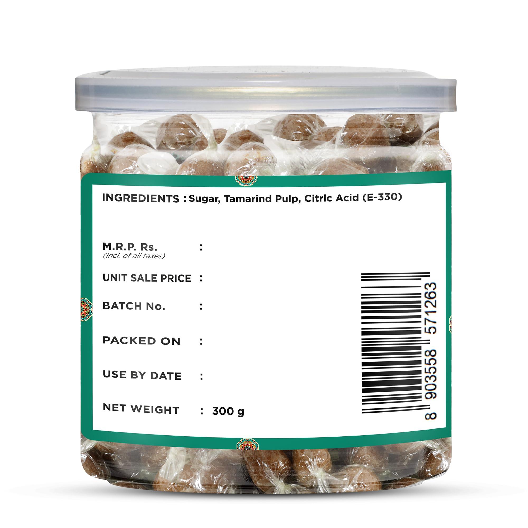 Delight Foods Delight Foods Manchali Imli (Tamarind) Candy - 300g, Traditional Churans, Mukhwas & Paan - Hygienically Packed -