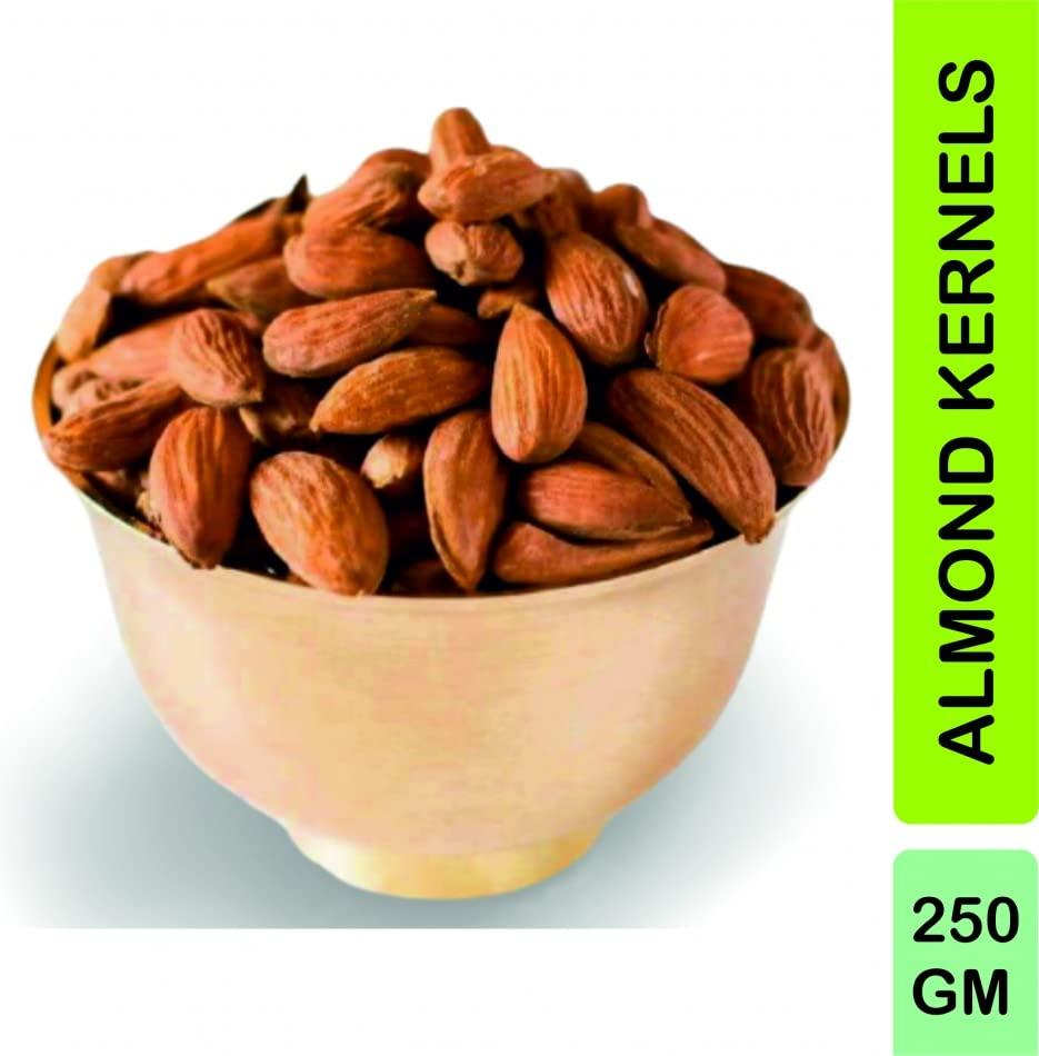 TRIAGE ORGANIC Triage agro foods Almond kernels whole ( stand Up Pouch 250 g pack of 1 )